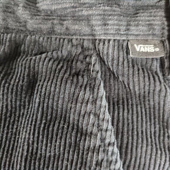Vans Men’s 31 Loose Tapered Fit Cargo Pants Black Corduroy Skater Grunge Y2K - Picture 8 of 10